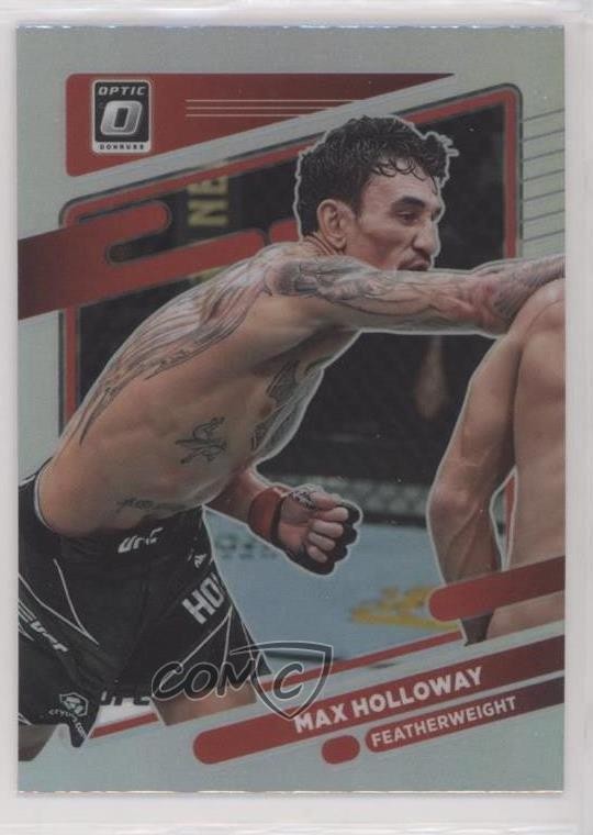 2022 Panini Donruss Optic UFC Holo Prizm Max Holloway #38 0s28