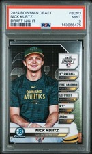 2024 BOWMAN DRAFT BOWMAN DRAFT NIGHT #BDN3 NICK KURTZ PSA 9