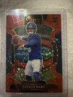 2025 Panini Select - Concourse Jaxson Dart #93 Red Disco Prizm 15/99 (RC)