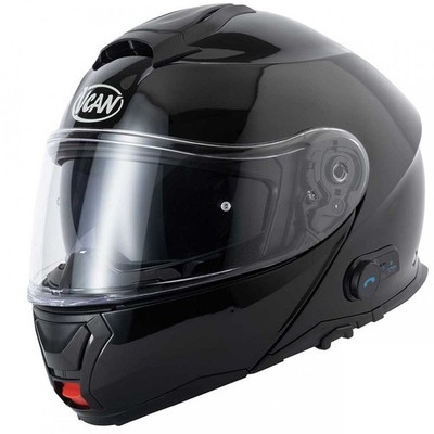 VCAN V272 BLINC A4 GLANZ SCHWARZ KLAPPHELM BLUETOOTH AUSGESTATTET MOTORRAD FAHRRAD HELM