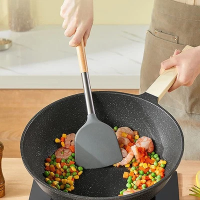 Silicone Cookware Set Heat-resistant Non-stick Cookware Spatula Kitchen Utensils - Bild 1 von 4