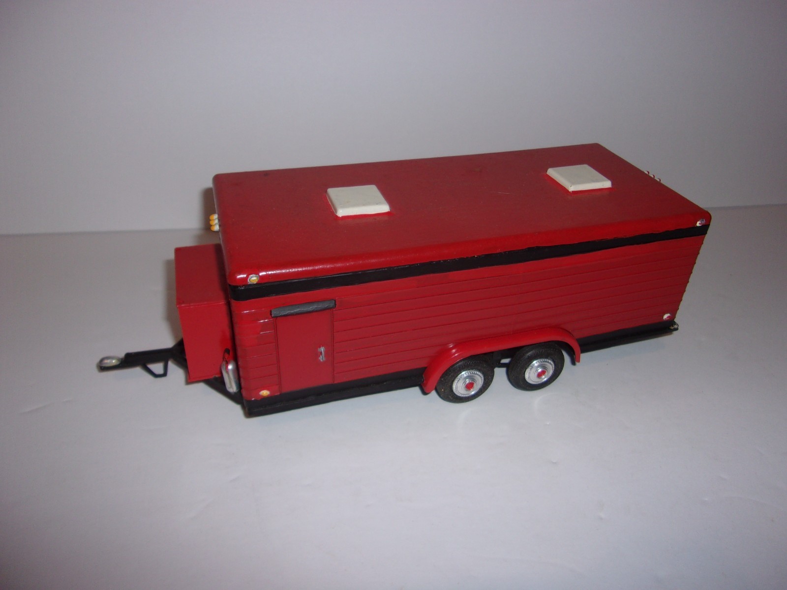 Model Kit Enclosed Trailer Junkyard Built AMT Revell Monogram? | eBay