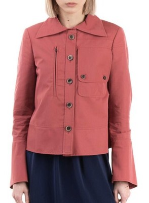 JIL SANDER Women's Jacket Pink Size 36 New $650
