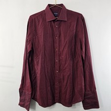 Kenzo Homme Size 41 16 Iridescent Dress Shirt Vintage VTG Button Up Down Front