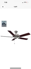 Farmington 52 in. Indoor Brushed Nickel Ceiling Fan