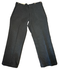 VTG Woolrich Malone Wool Hunting Pants Men's 36x27 Gray USA Made Excellent Shape