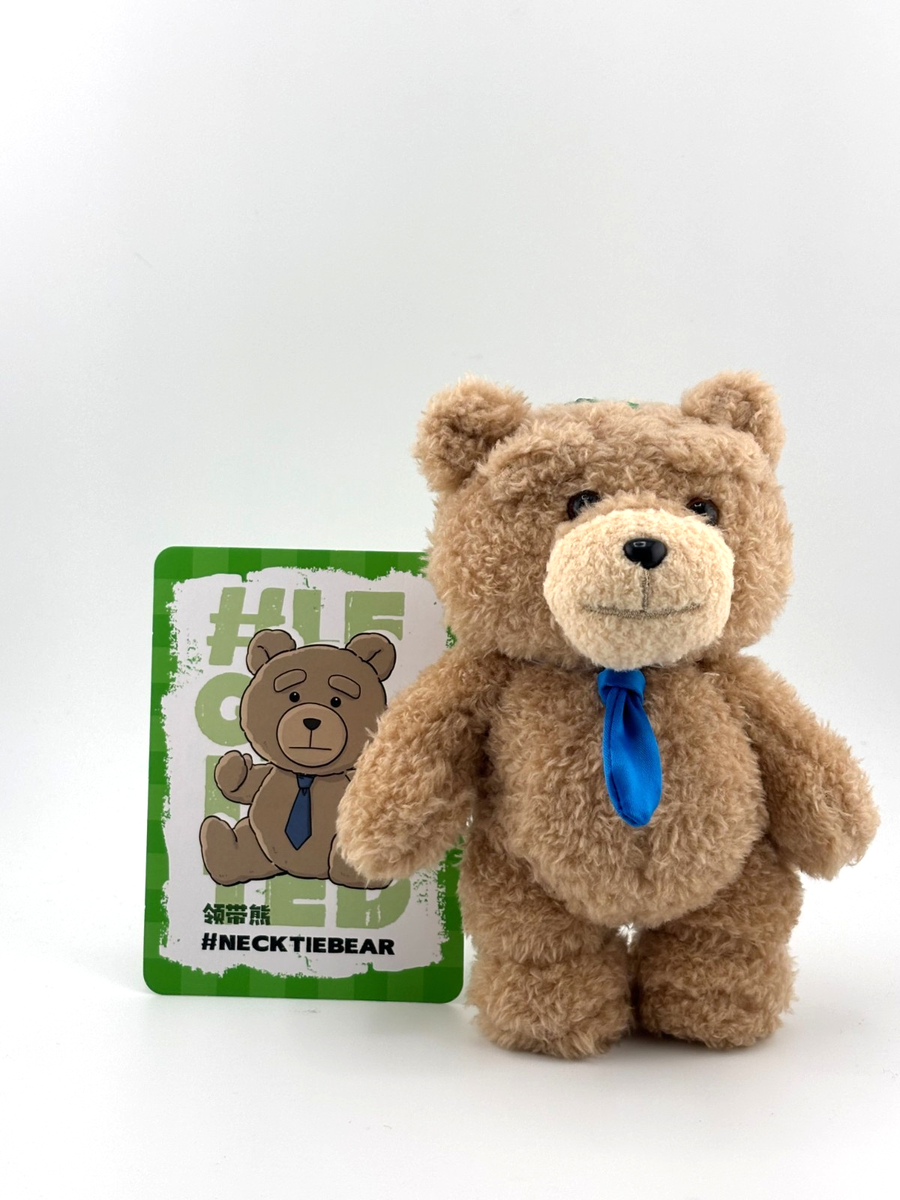 Necktie Bear- POPMART Ted Series Confirmed Keychain Plush