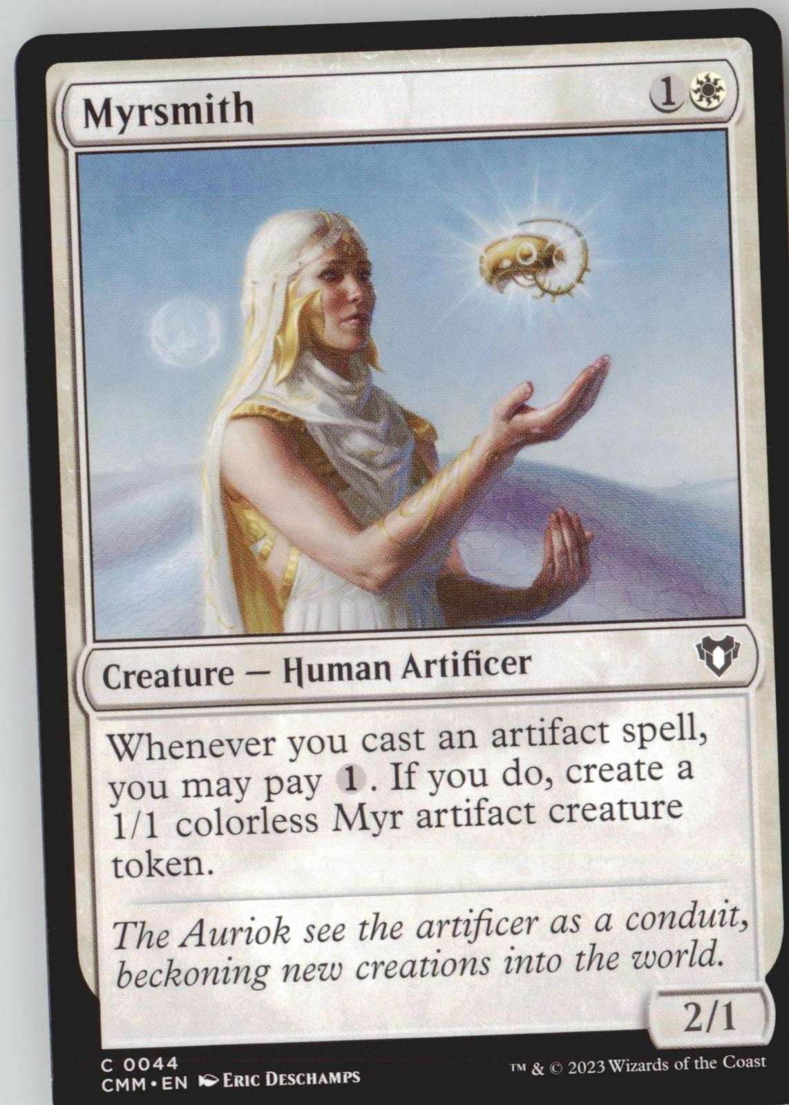 Myrsmith 44 Commander Masters Magic: The Gathering NM