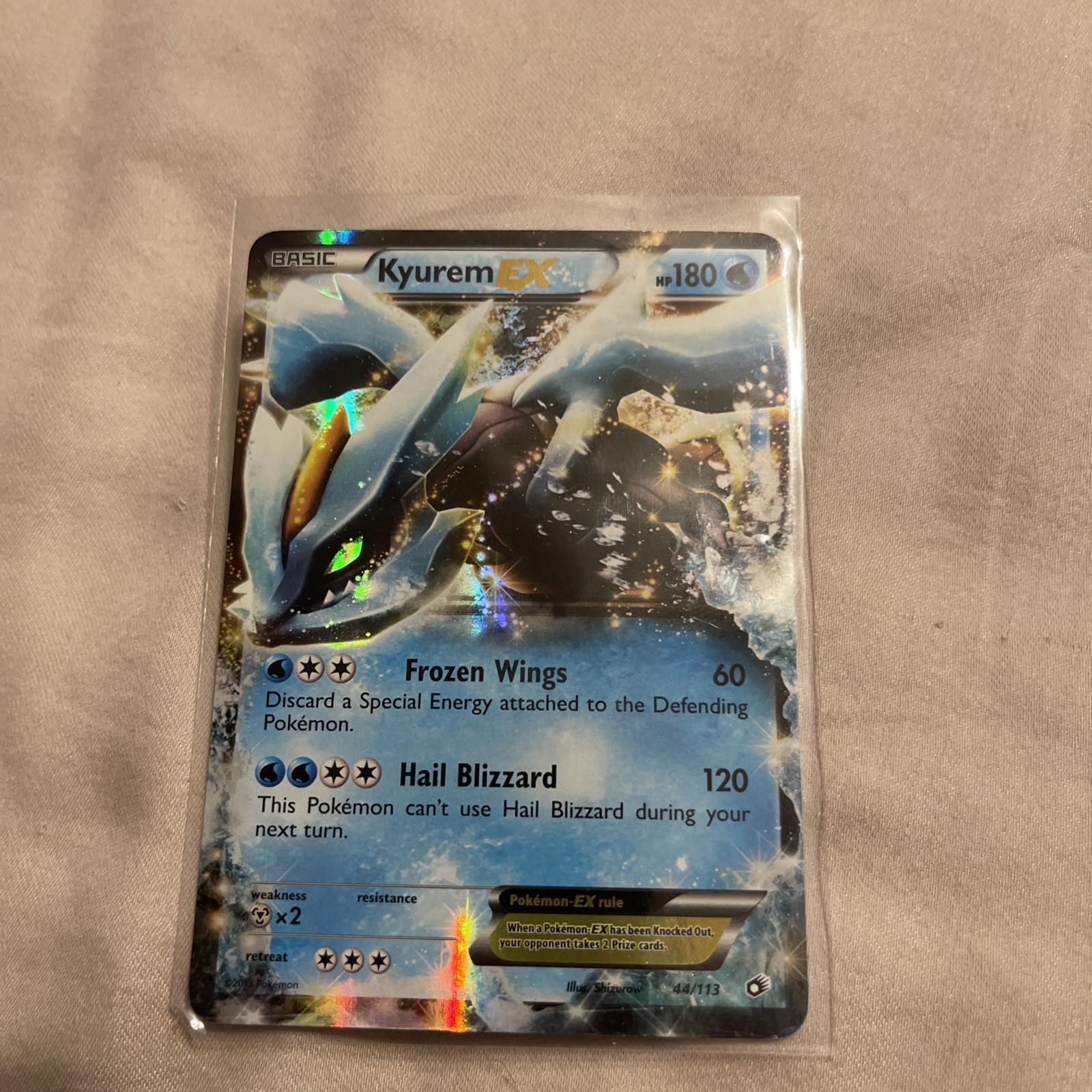 Kyurem EX 44/113 Legendary Treasures Holo LP