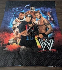 🔥WWE 2012 Comforter full CENA ORTON MYSTERIO CM PUNK