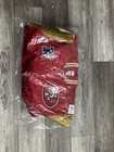 Men’s San Francisco 49ers Mitchell and Ness Satin Bomber Jacket M Red — photo 5