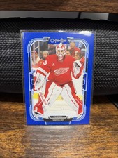 2025-26 O-Pee-Chee #282 Cam Talbot Detroit Red Wings Blue Border Hockey Card