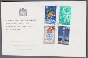 MayfairStamps Tanganyika FDC 1962 Republic of Tanganyika Issue December 9 Combo