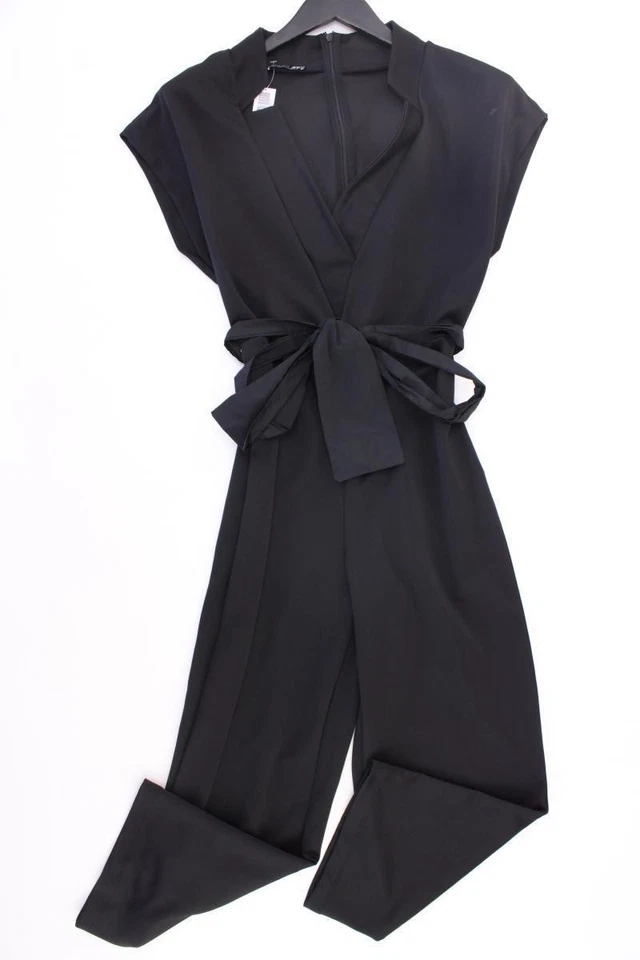 Zara Langer Jumpsuit Classic Jumpsuit für Damen Gr. 36, S schwarz aus Polyester - Bild 4 von 4