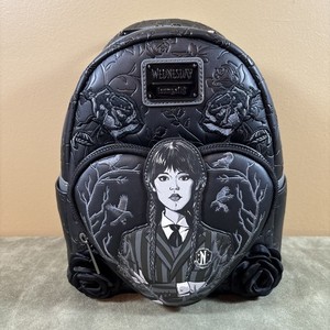 NWT the Munsters Wednesday Backpack Exclusive Wednesday Leather Mini Backpack | Addams Family Wiki | Fandom main image 2