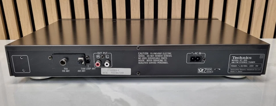 Technics ST-610 HiFi Stereo Tuner AM/FM Quartz Synthesizer Radio Baustein Black - Bild 3 von 3