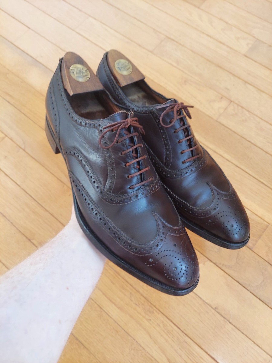 靴 Florsheim Bradley 92315 RARE 1960s Florsheim Bradley Lot 92315 & MTO Wingtip