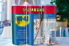 Mechanic's Fuel Tumbler 20oz Rusty Oil Can Garage Dad Gift Fix-It Fluid Cup