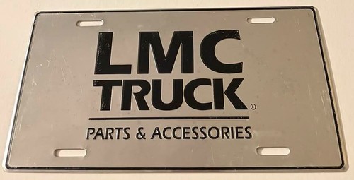 LMC Truck Parts & Accessories Booster License Plate Classic Truck