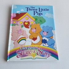 Care Bears Share A Story Book The Three Little Pigs 2005 Hardcover Jakks Play...