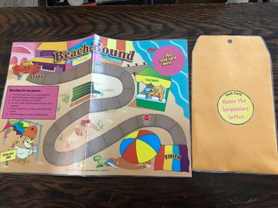 Beach Bound!  beginning sounds teacher game resources kindergarten