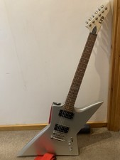 LTD EX-50 Electric Guitar - Silver Explorer-Style