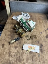 Vintage New NOS Emhart Kwikset Locksets Door Knobs Hardware 400B Bel Air Box USA