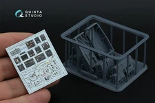 1/35 AH-64A forward Avionics Bays Interior 3D Decal for Trumpeter w/resin