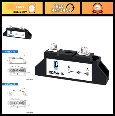50A 12V Diodes for Solar, Battery, Trailer, Car - Prevent Backfeed, AC/DC 400V