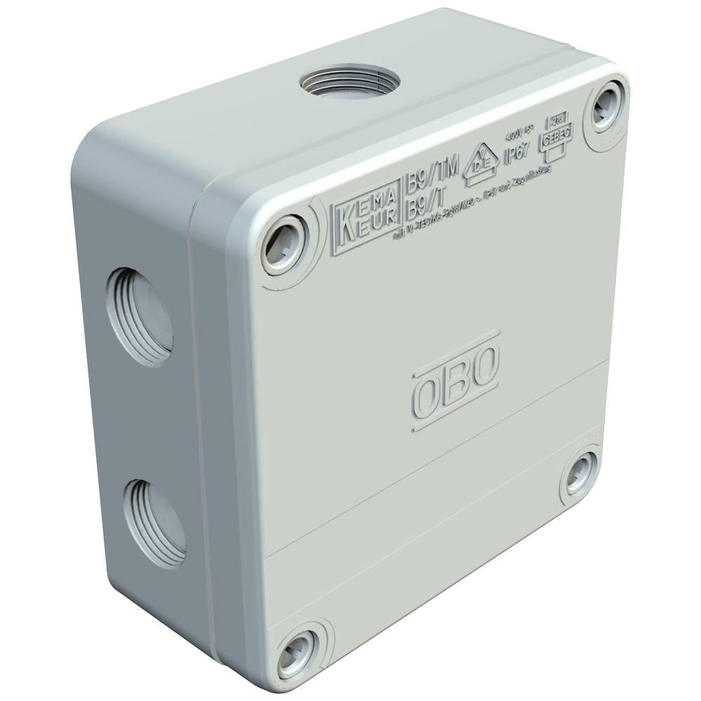 Boîte de dérivation T100 OBO Bettermann étanche IP55 pour câbles rigides