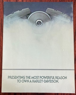 Harley Davidson V2 New Evolution engine brochure