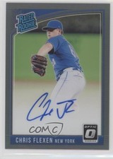 2018 Panini Donruss Optic Black Prizm 23/25 Chris Flexen #RRS-CF Auto 7m3