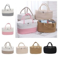 Diaper Storage Basket Mummy Handbag Baby Cotton Rope Hand-held Storage Basket