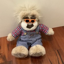 Vintage 1997 Tyco Real Talkin' Bubba Bear Plush Talking Stuffed Animal Tested