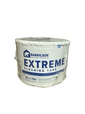 Barricade Extreme Flashing Tape - 1 Roll 4In 75 ft Premium Pressure Sensitive Ad