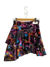 HYSTERIC GLAMOUR Skirt, Size S, Polyester, Multicolor, All-over Print, 2AK-2151