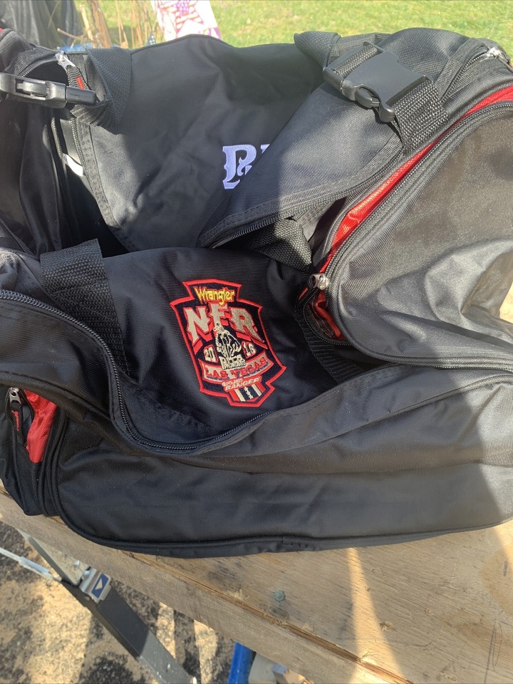 Justin Boots NFR PRCA Rodeo Wrangler 2016 Las Vegas BOOT DUFFLE Bag