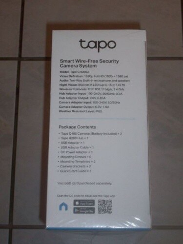 TP-Link - Tapo Intelligentes drahtloses Sicherheits - 2-Kamera-System - weiß - N - Bild 4 von 4