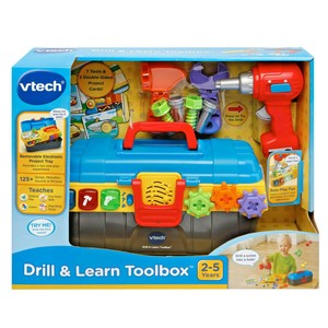 Learning Toys For Boys Toddler Kids Vtech Toolbox Playset Drill And Learn NIB | eBay