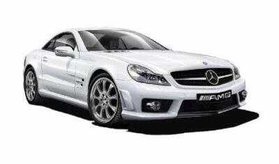 Rare Kit Aoshima 1/24 model kit Mercedes-Benz SL 63 AMG Option