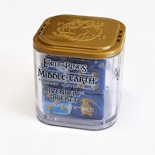 Lord of the Rings Rivendell Dice Set, 8 Pieces Middle Earth Strategy Battle Game