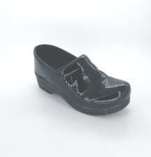 1917 Dansko Womens Black Professional Patent Clogs Size 40 EU 9.5-10 US