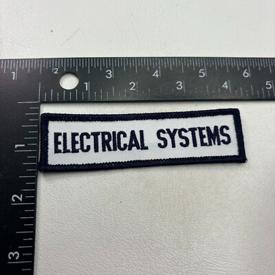 Car Auto Service ELECTRICAL SYSTEMS Uniform Tab Patch 00DN