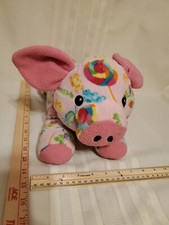 Melissa Doug Beeposh Becky Pig Plush Stuffed Beautiful Pink Material Curly Tail