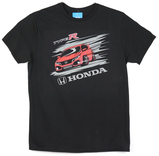 Honda Civic Type R Men's TShirt Black Official Licensed JDM Drifting