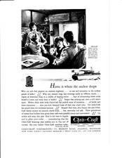 Chris-Craft Print Ad 1931 Cabin Cruiser Family 