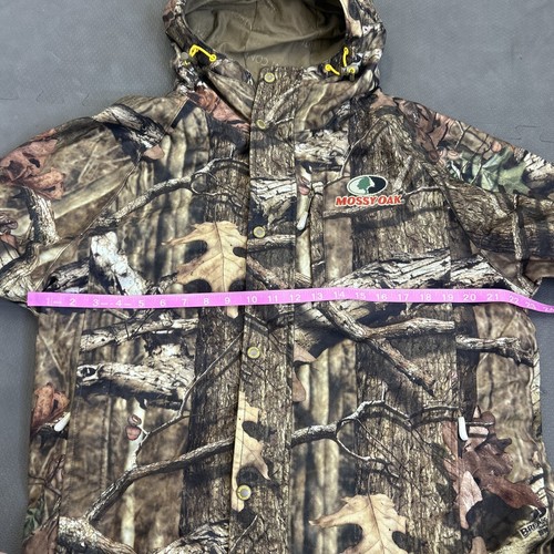 Mossy Oak Break Up Infinity Camo Hooded Jacket Mens M Lined Scent Control Zip - Picture 6 of 12