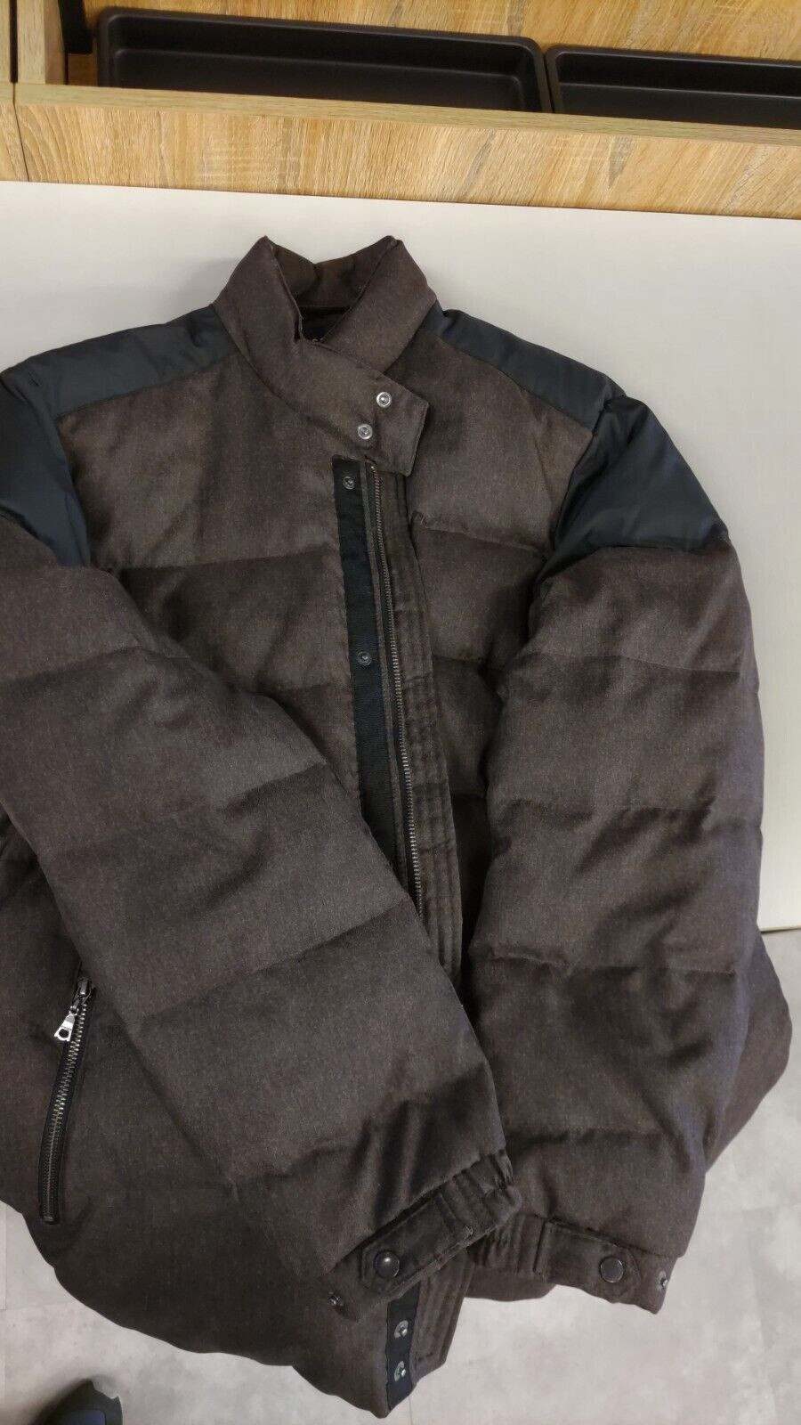 McGREGOR Down Quilted Brown Jacket US Size40 - image 2