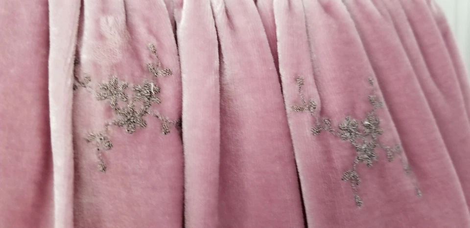 Платье для девочек Joan Calabrese размер 12 месяцев редкая находка! Бархатная лаванда с серым. - Изображение 4 из 4