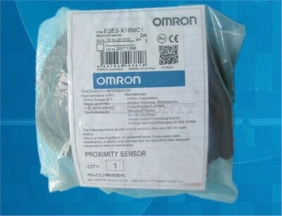 New 1Pcs Proximity Switch E2E2-X18MC1 12-24VDC Omron Plc Module xi